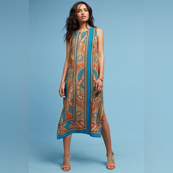 Anthropologie Tanvi Silk Column Dress by Akemi + Kin  Size 2  $168 - Picture 1 of 10